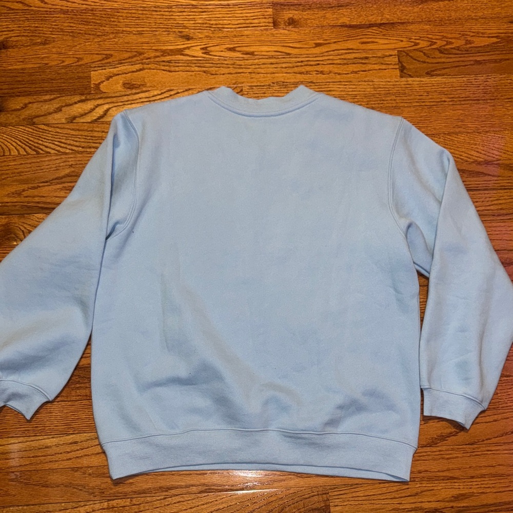 White Fox baby blue sweatshirt - Picture 2 of 3